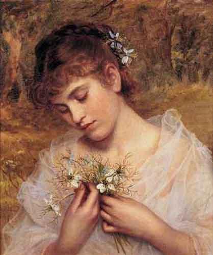 Sophie Gengembre Anderson Love In a Mist china oil painting image